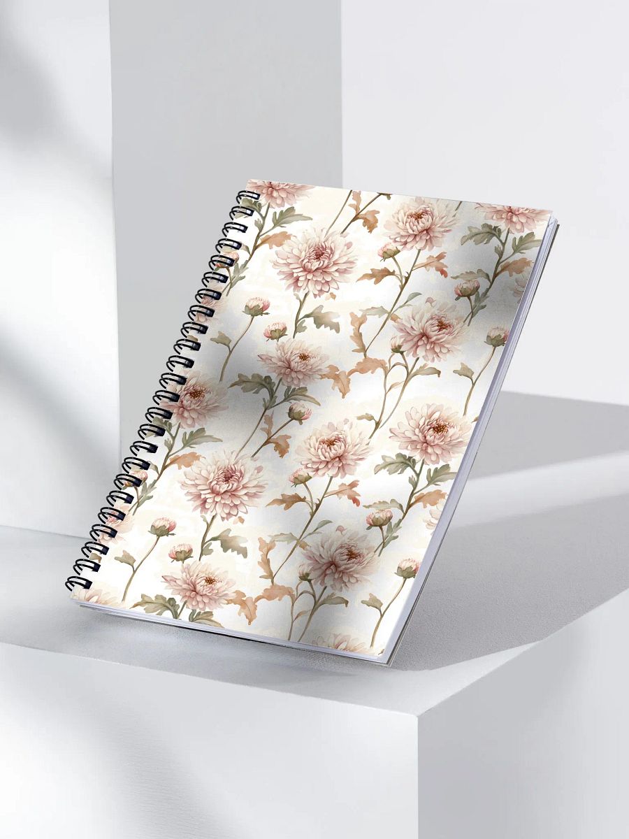 Chrysanthemum Spiral Notebook product image (3)