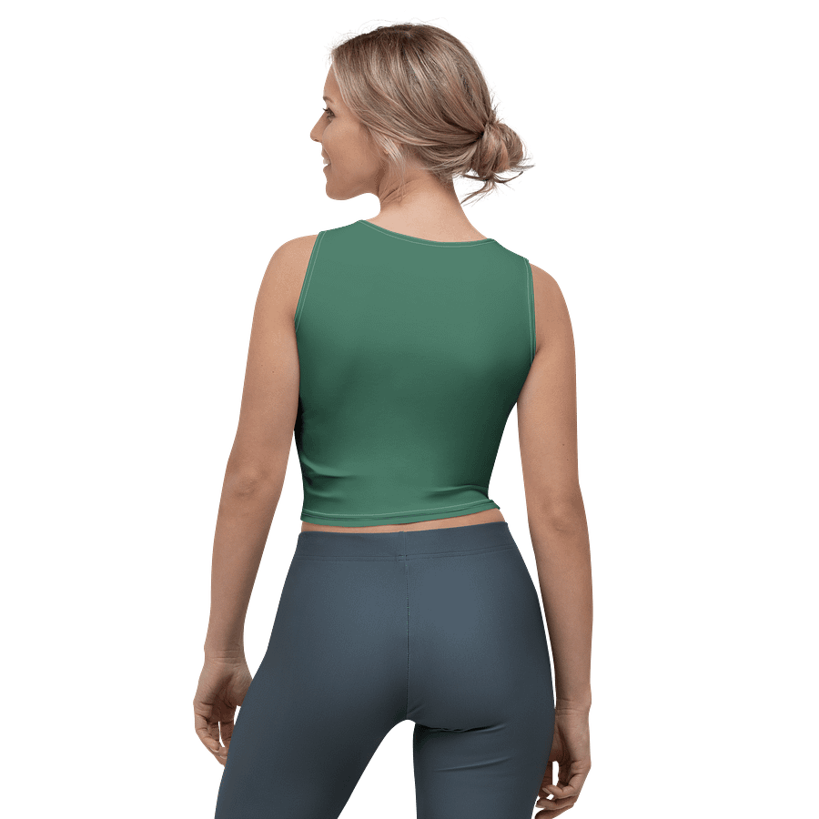 "Green Swirl" Crop Tank Top product image (2)