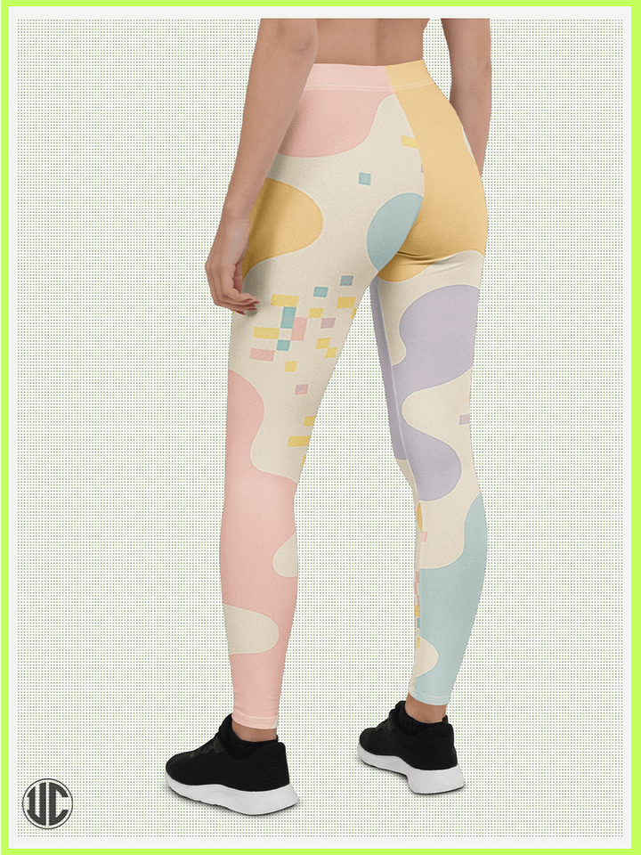 Theo's Digital Wave – Women’s Leggings product image (2)
