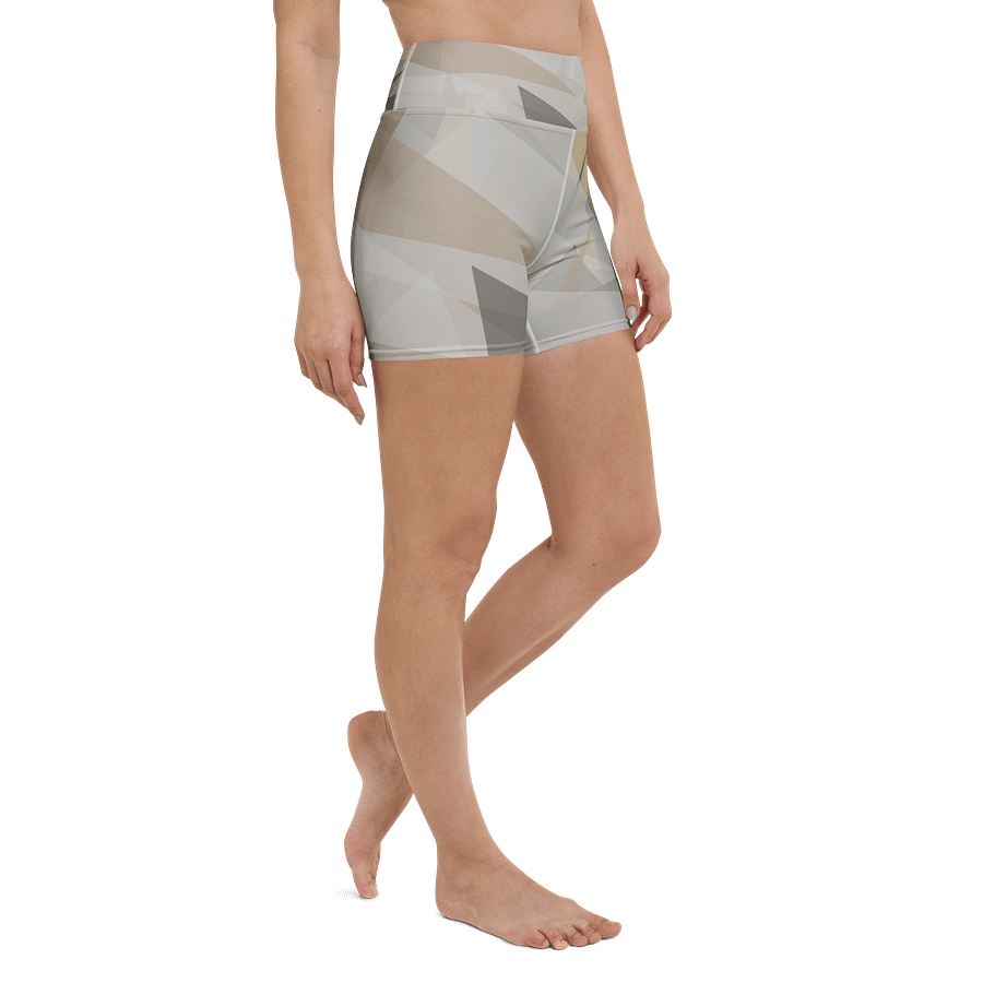 Fragmented Geometry Yoga Shorts product image (3)