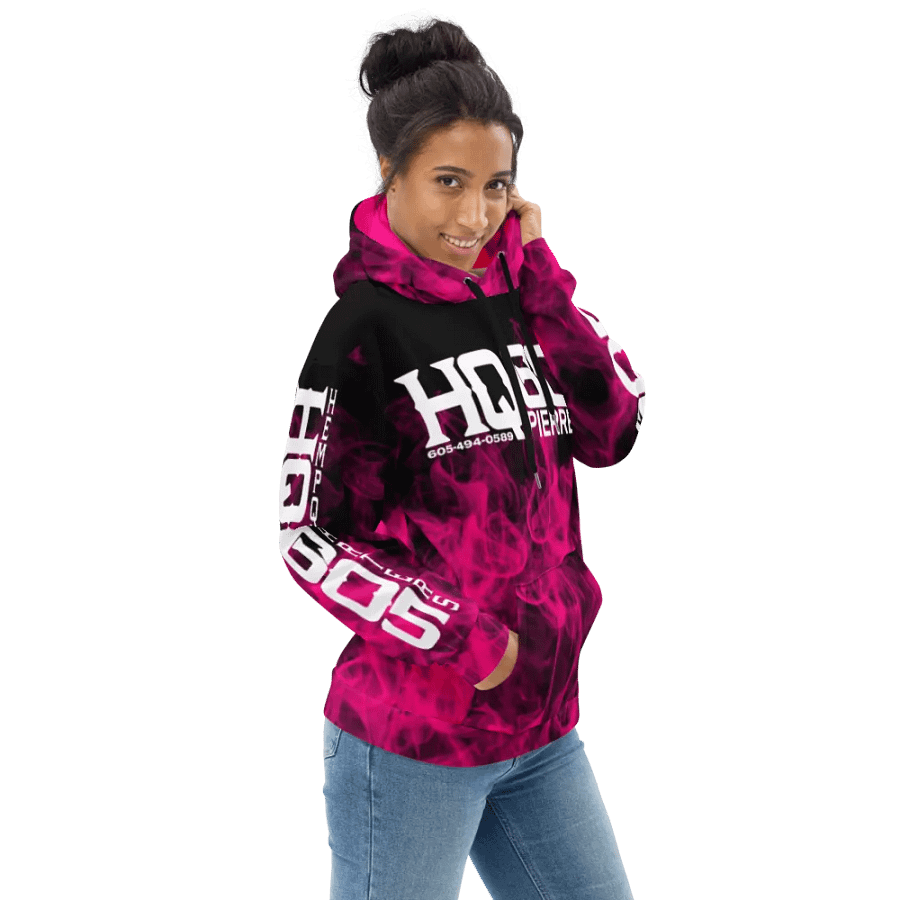 HempQuarters Pink Smoke Hoodie product image (2)