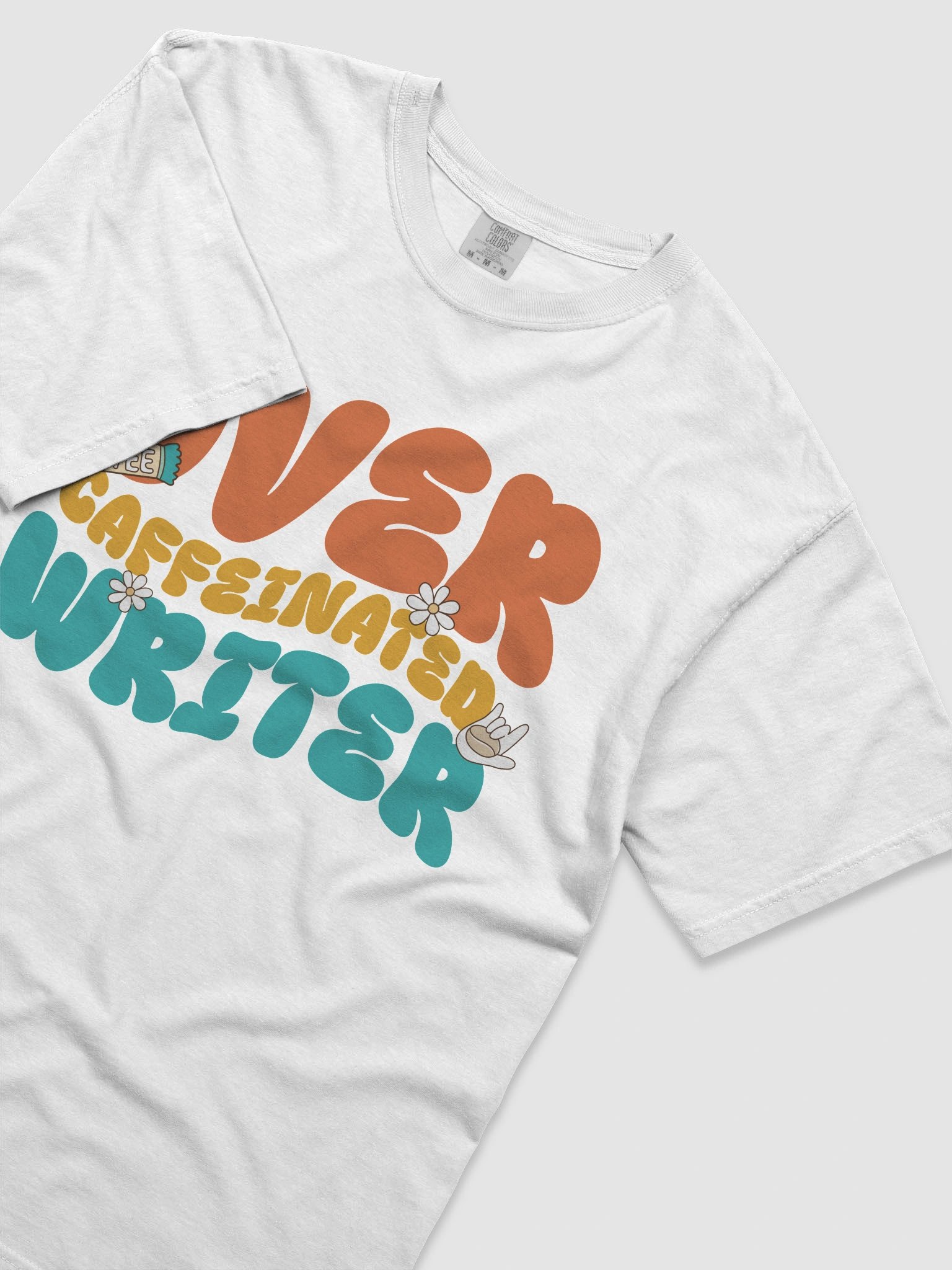 Caffeinated Writer Tee product image (6)