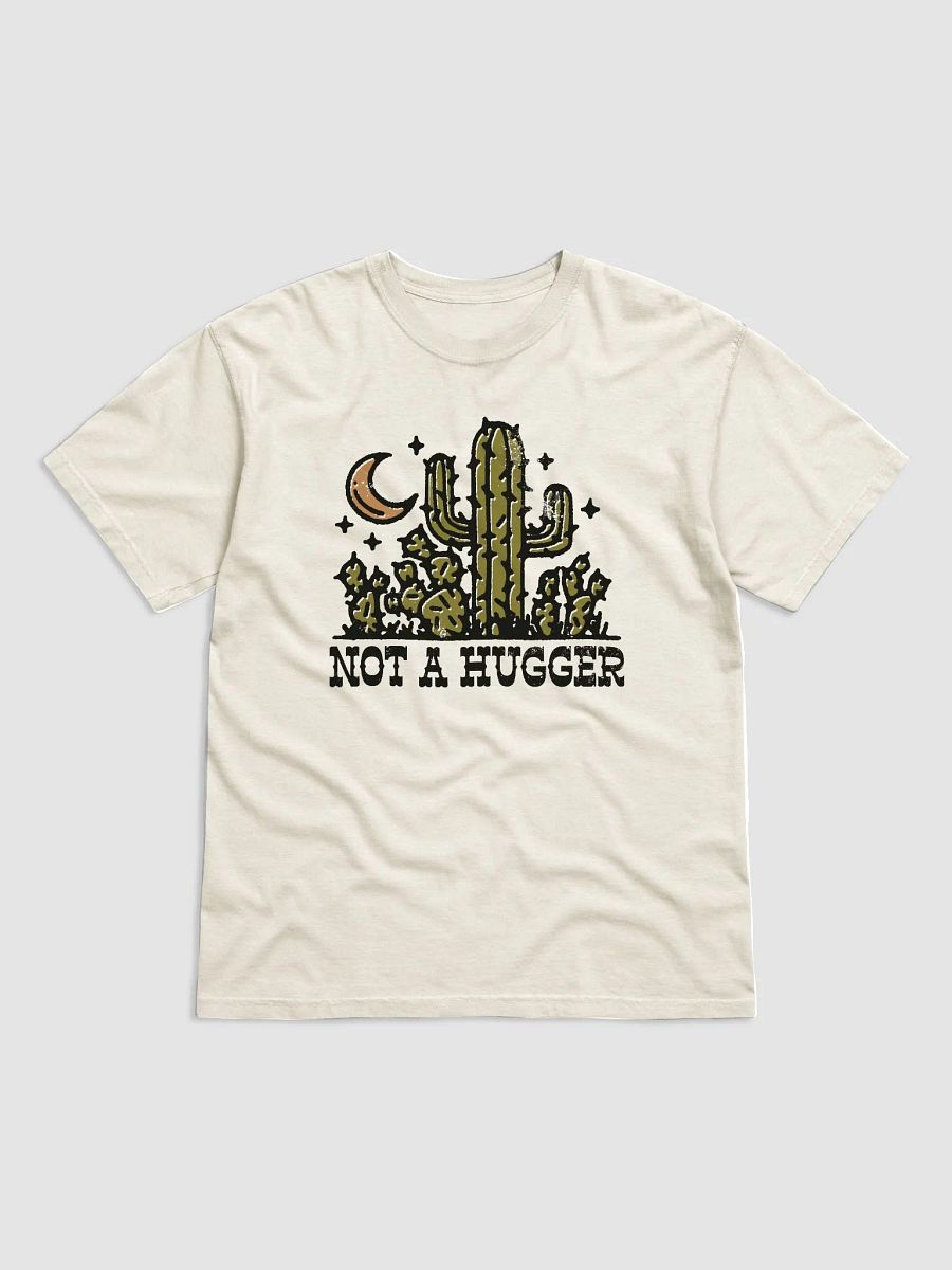 Not a Hugger | Funny Retro-Style Minimalist Hipster T-Shirt of a Desert Cactus for Introverts, Travelers, and Desert Lovers product image (16)