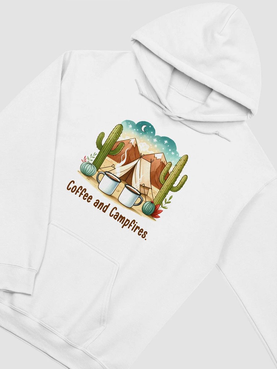 Coffee and Campfires Under Starry Skies Unisex Hoodie product image (3)