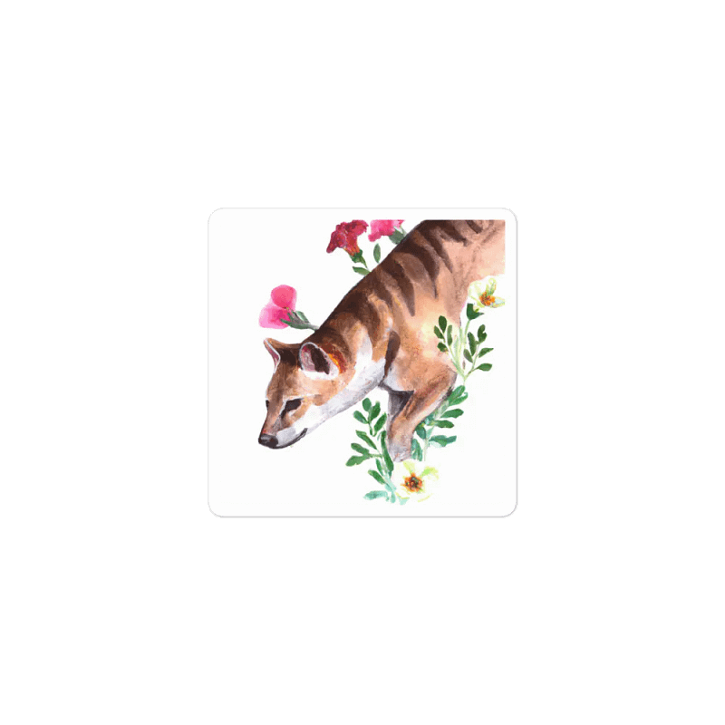 Thylacine Watercolor magnet