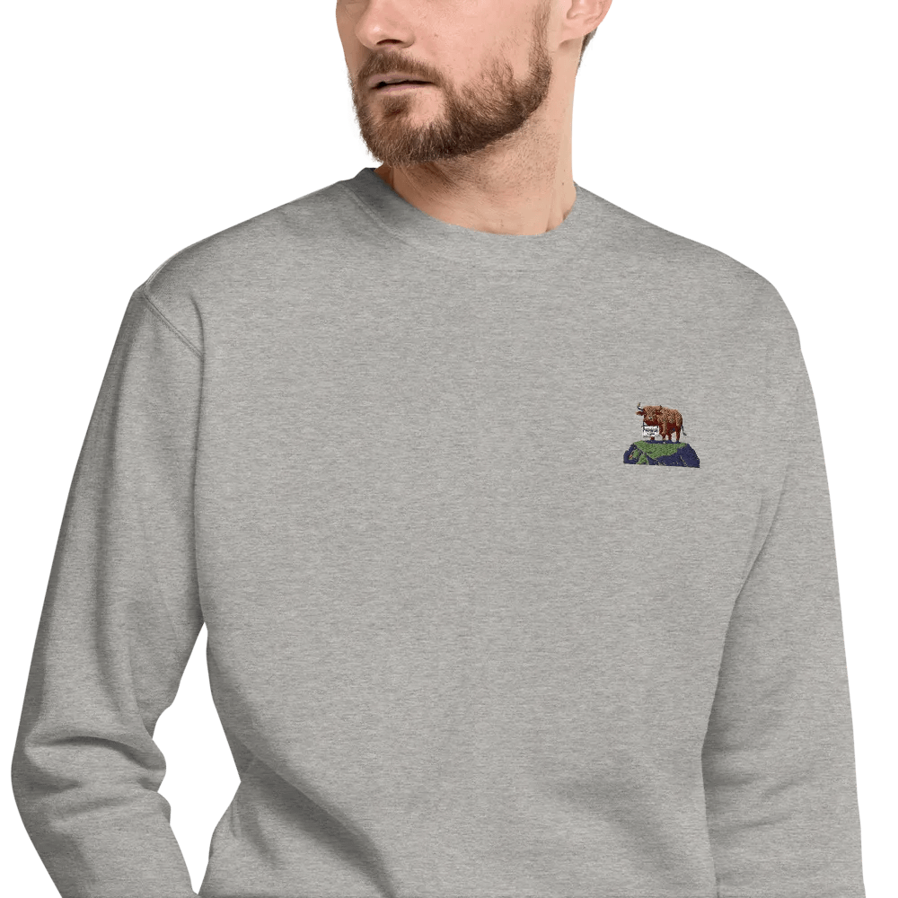 Ethereum is good image crewneck (grey) product image (4)