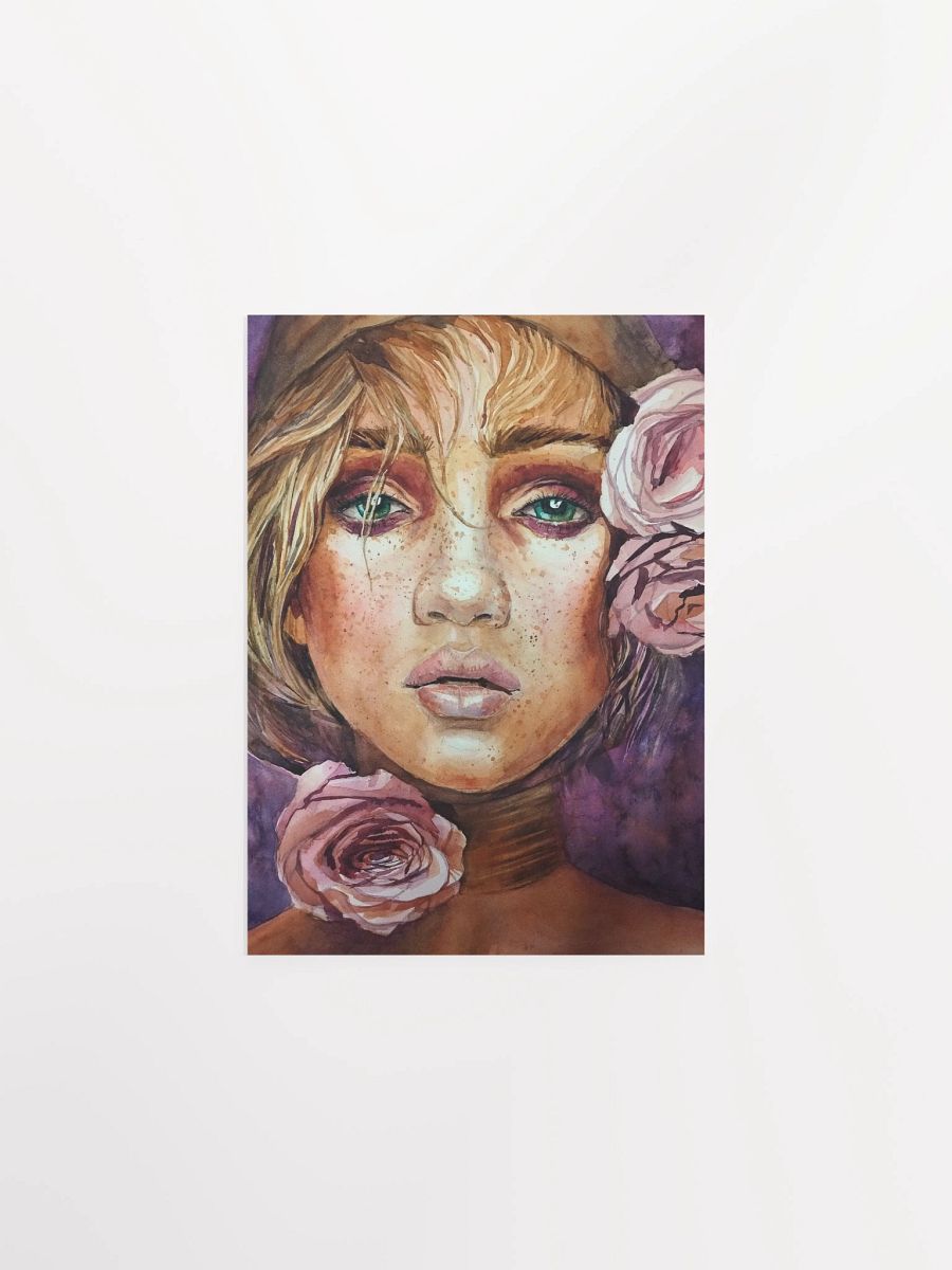 Freckled Beauty - Watercolor Poster product image (2)