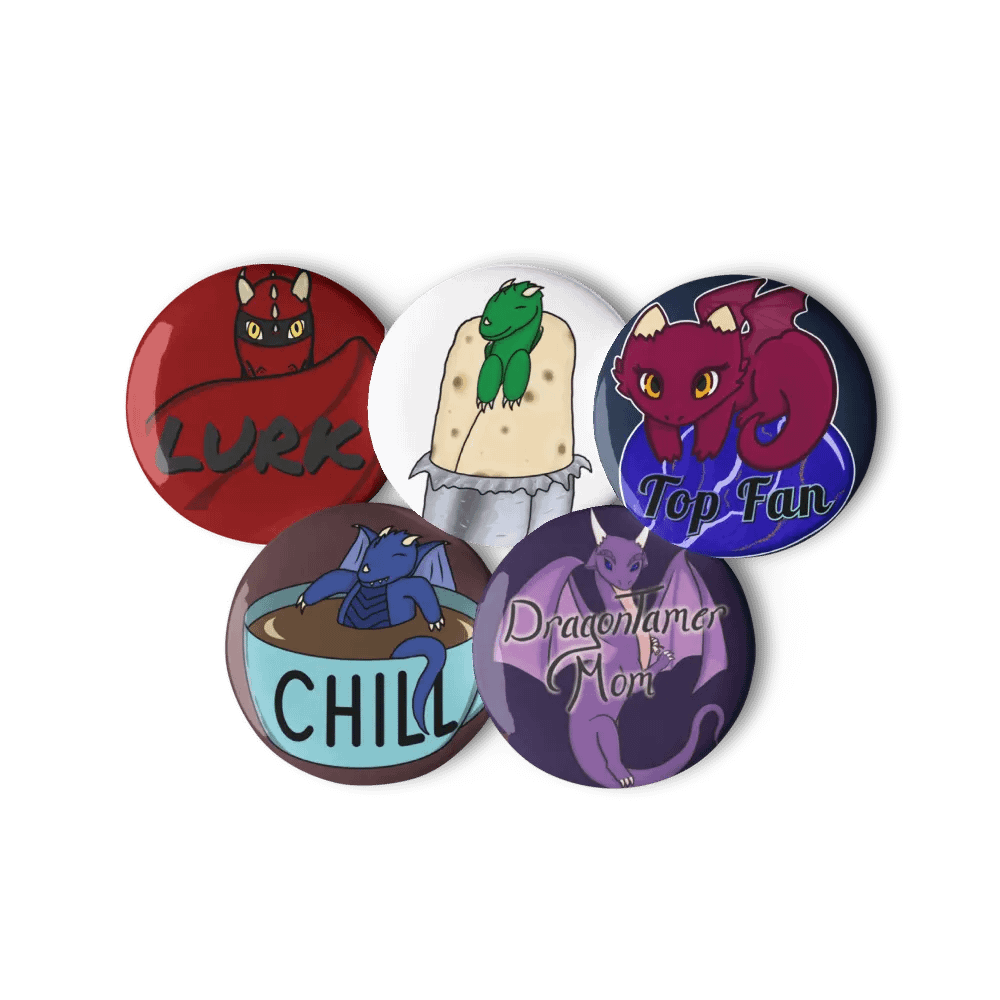 DragonTamerMom Set of Pins product image (6)