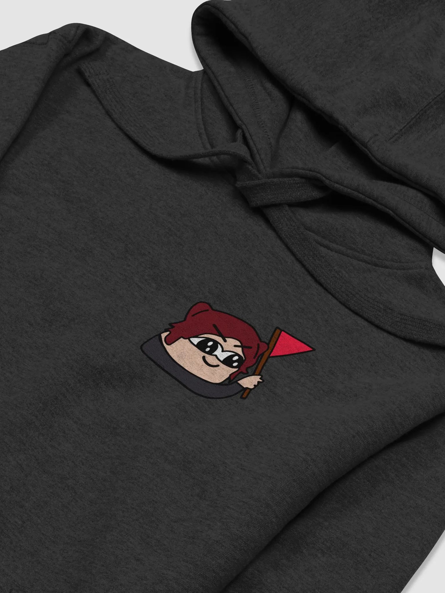 Tina Red Flag Chest Hoodie product image (3)