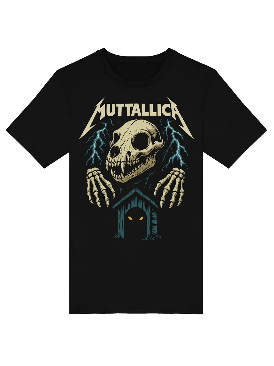 MUTTALLICA Dog Skeleton Shirt – Heavy Metal Parody Tee product image (3)