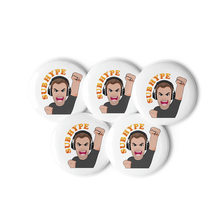 Sub Hype Pin Button Set product image (3)
