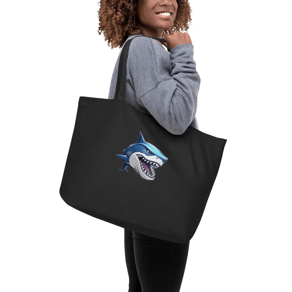 Fierce Shark Head Organic Tote product image (9)