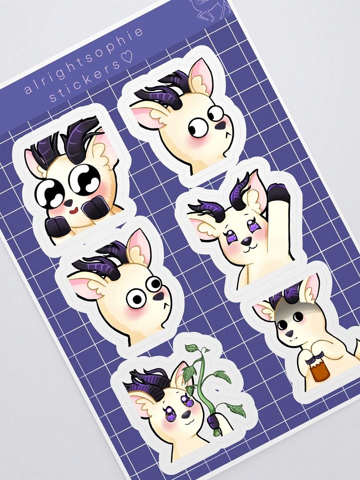 halla emote sticker sheet product image (1)