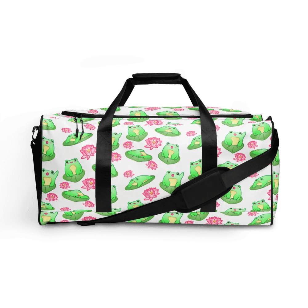 Kawaii Froggie Duffle Bag product image (2)