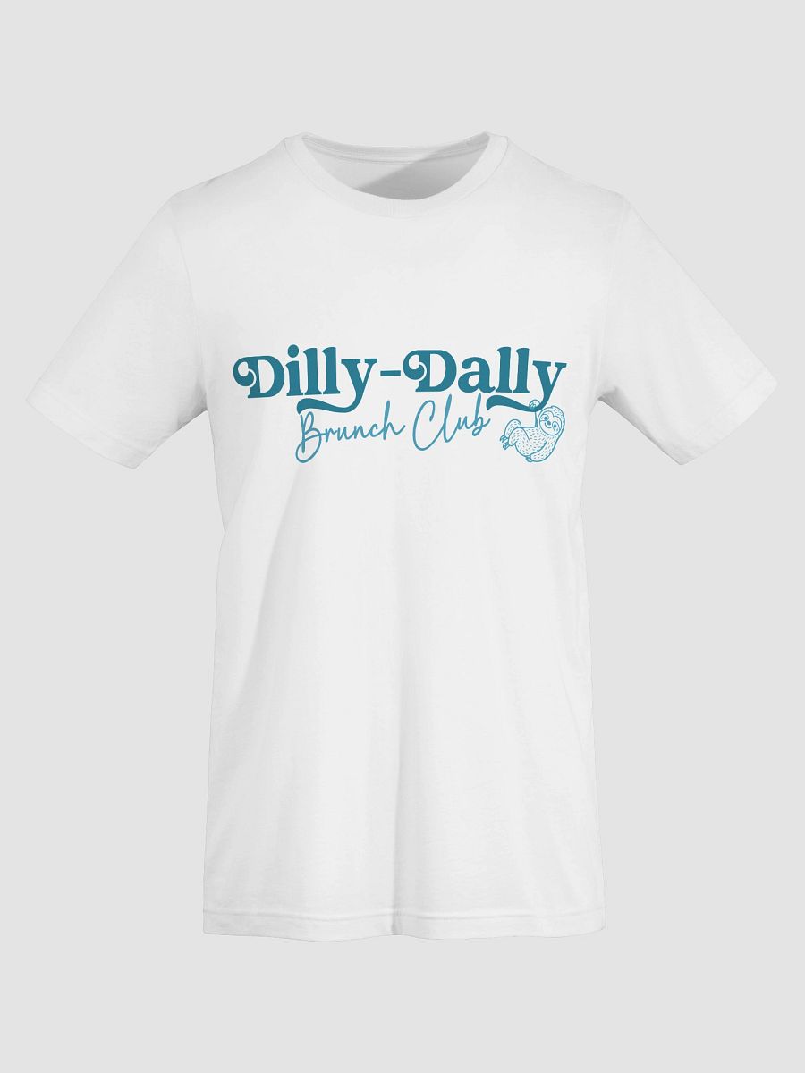 Dilly-Dally Sloth Brunch Club T-Shirt product image (7)