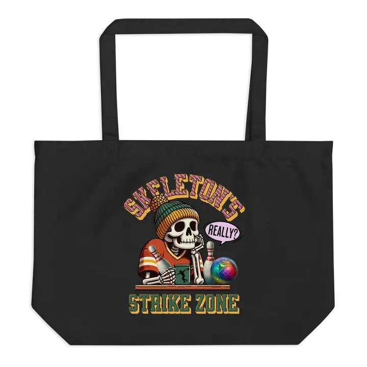 Skeletons Strike Zone Bowling Really Organic Tote product image (1)