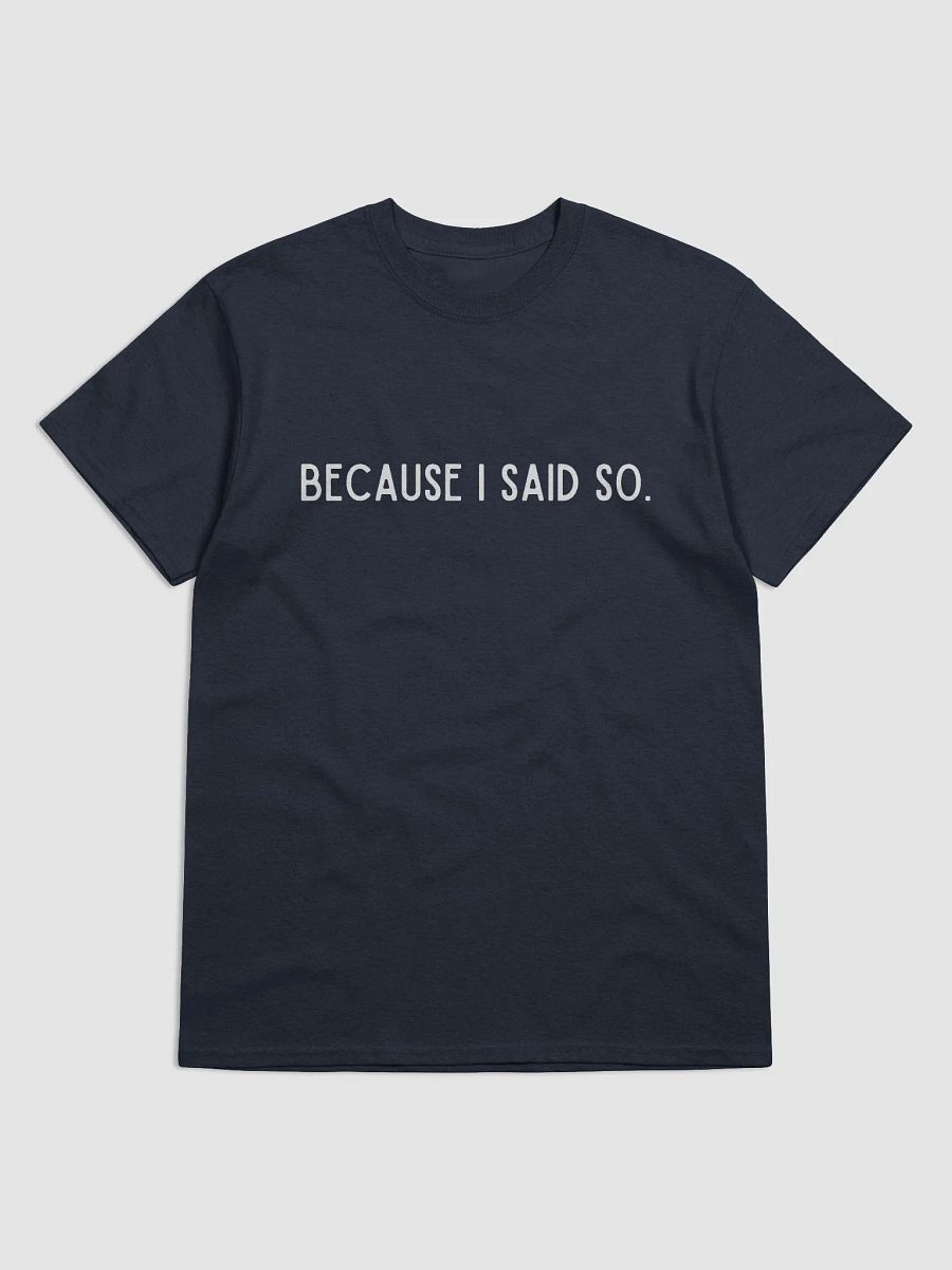 BECAUSE I SAID SO TEE product image (1)