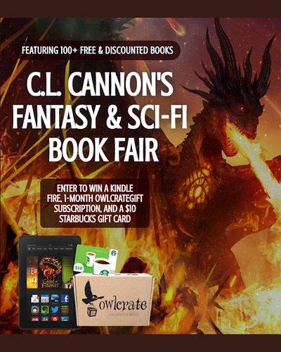 Enjoy the book fair and also enter to win some amazing goodies!!!
The fair can be found at https://clcannon.net/bookfair

#sc...