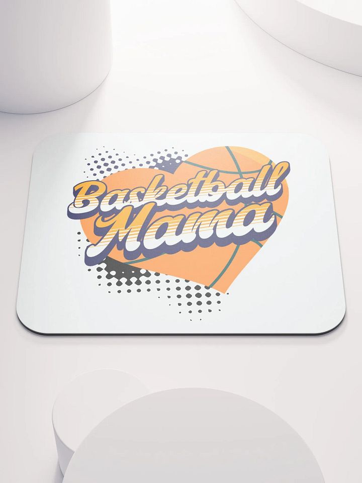 Mama Heart Basketball Classic Mouse Pad product image (1)