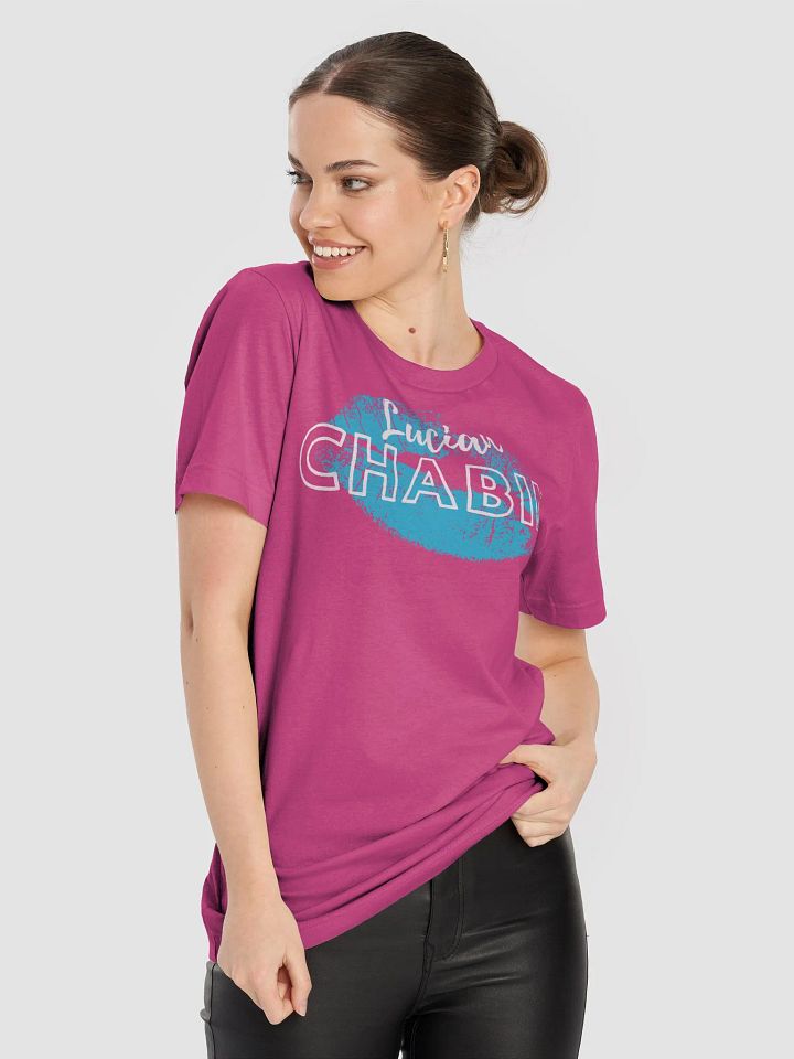 Lucian Chabin White Text Blue Design T-Shirt product image (10)
