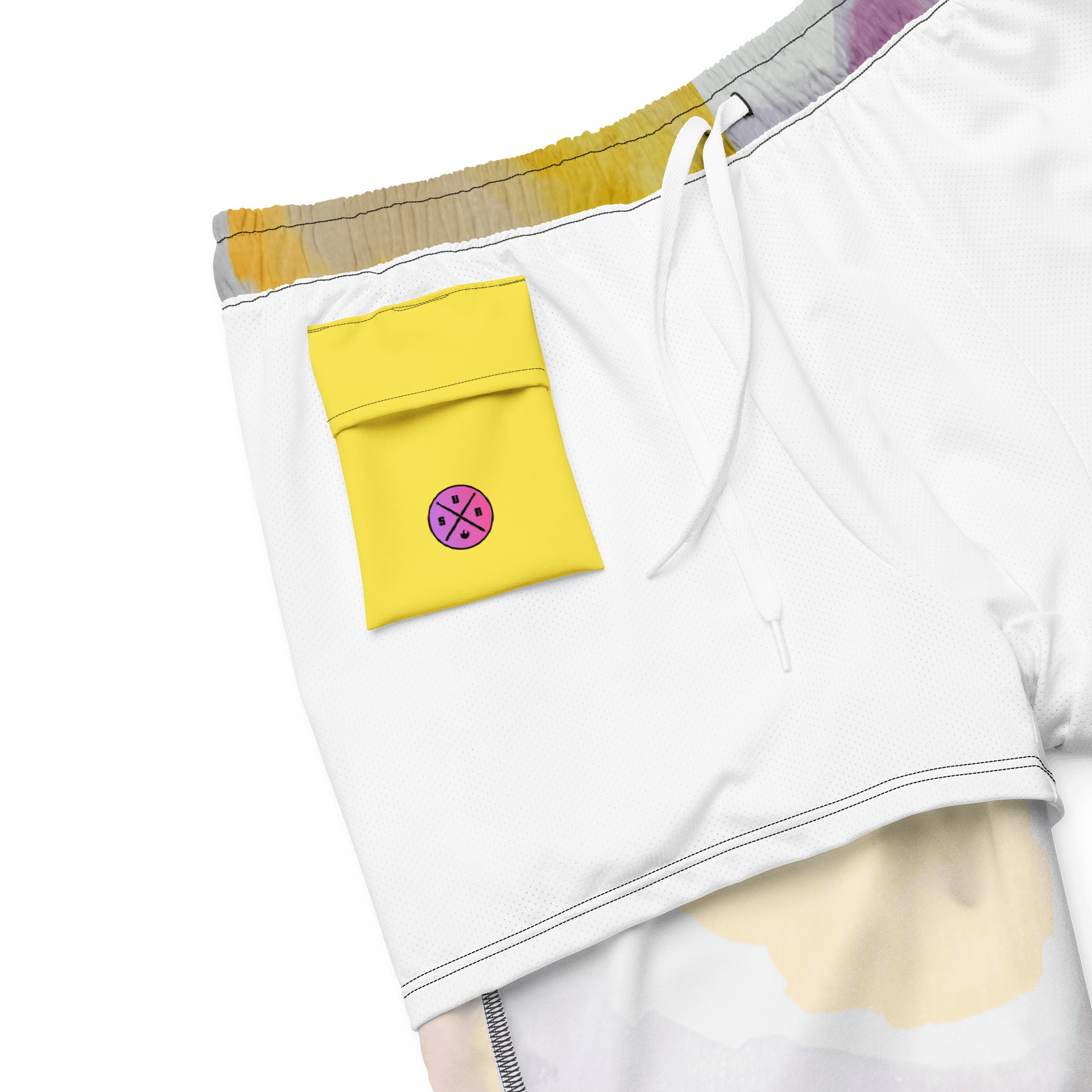 Red and Yellow Watercolor Men Trunks product image (6)