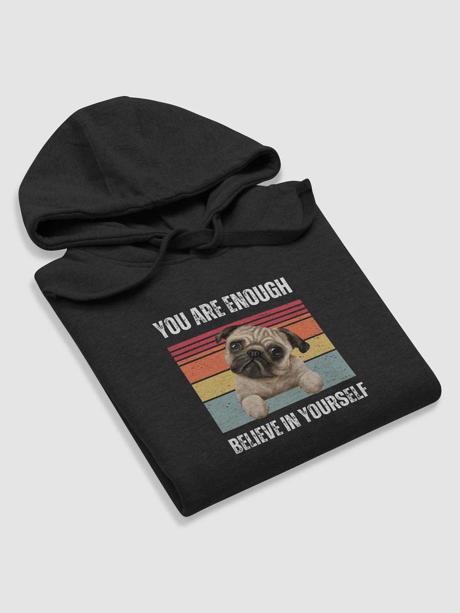 Inquisitive Pug Unisex Hoodie product image (5)
