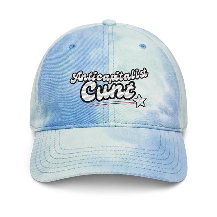 ANTICAPITALIST C*NT 3D tie-dye dad hat product image (26)
