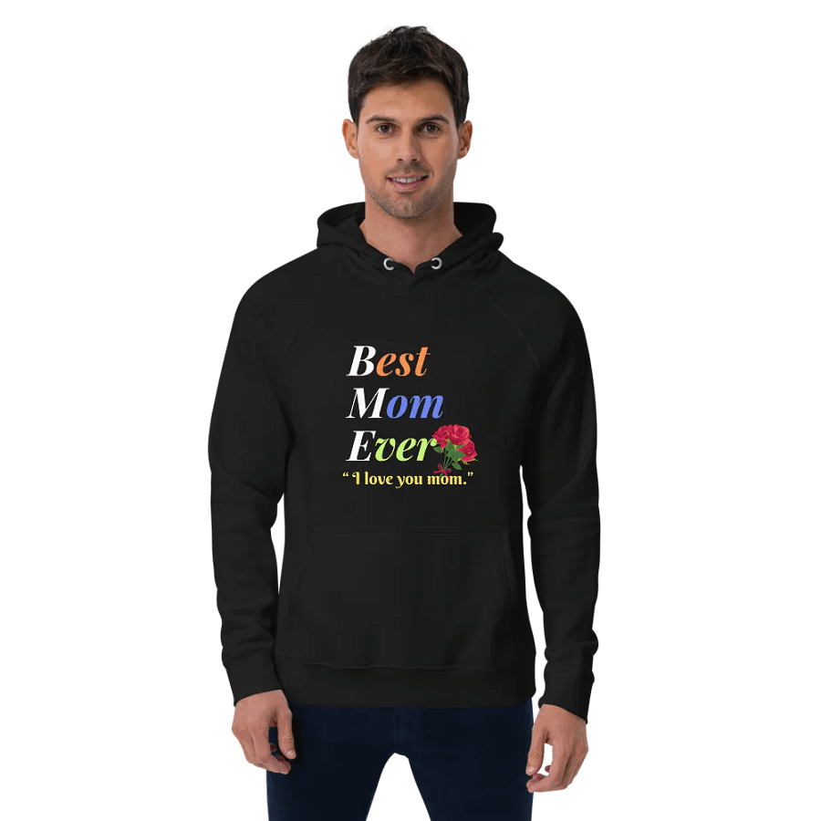 Best Mom Ever SOL'S Unisex Eco Raglan Hoodie product image (1)