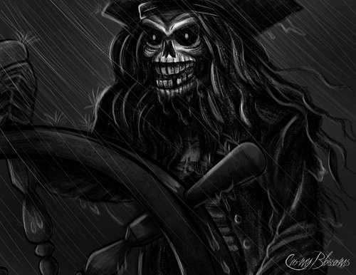 24. EXPEDITION

A pirate skeleton grips the wheel, steering his ship through pounding rain on a relentless expedition. Bound ...