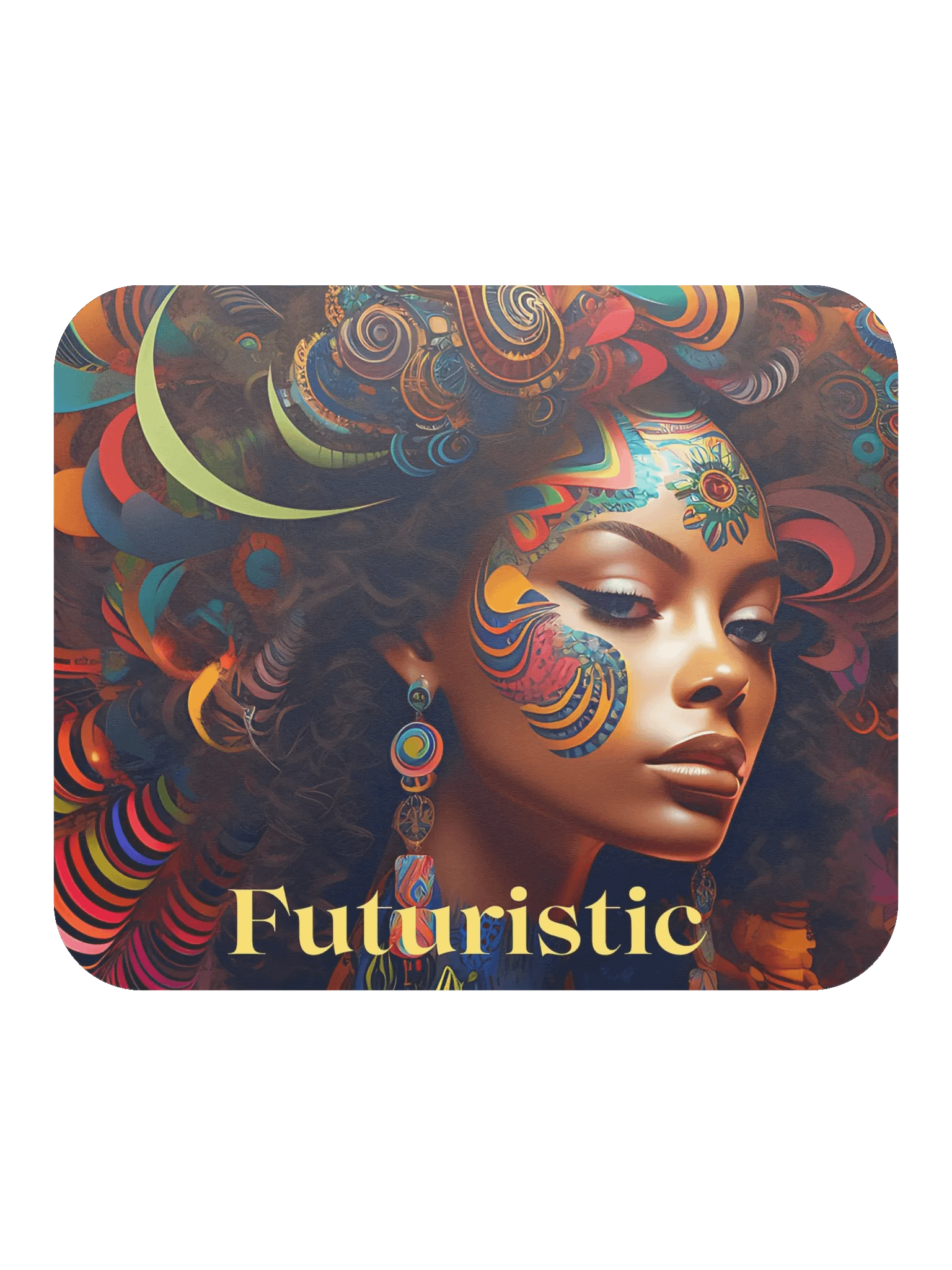 Futuristic Patterns Mouse Pad product image (1)