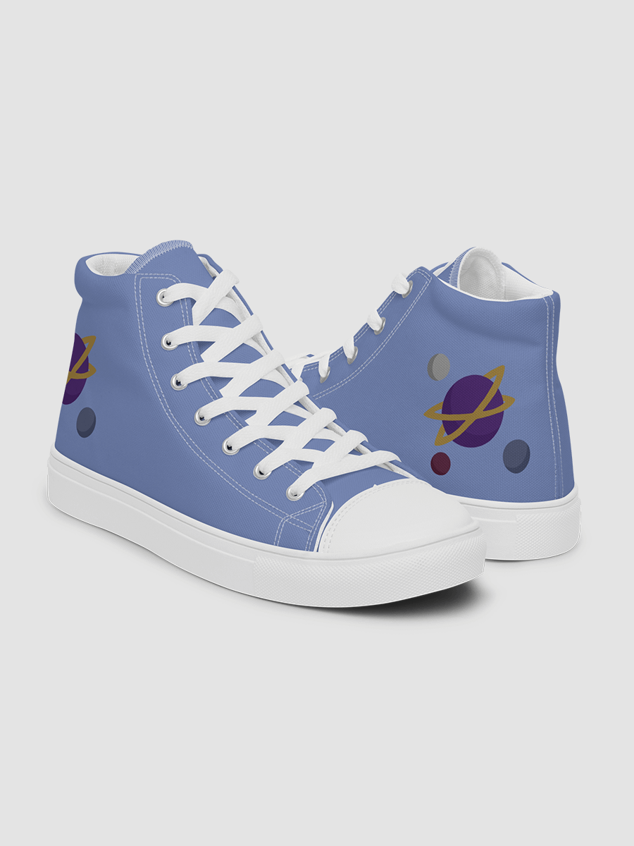 Women’s high top canvas shoes - Blue product image (5)