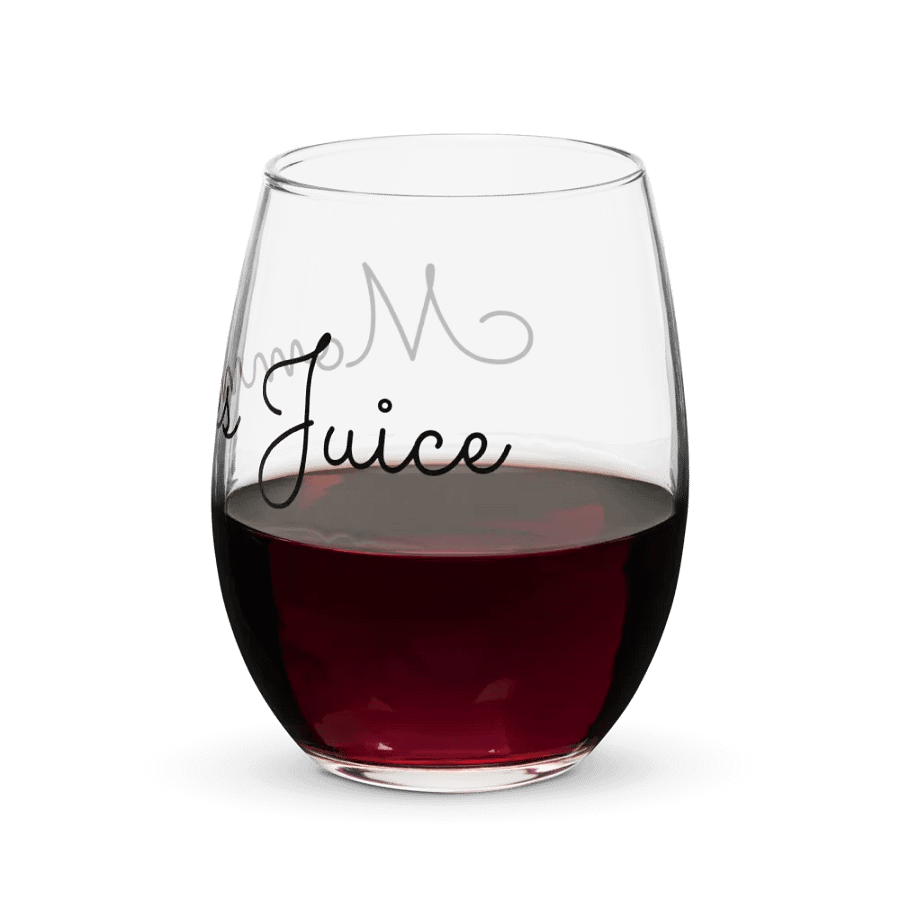 Mommies Juice Wine Glass product image (9)