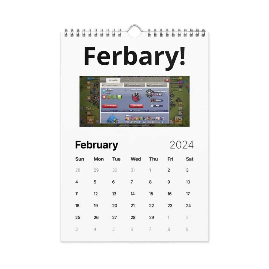 Calendar of the Year! product image (5)