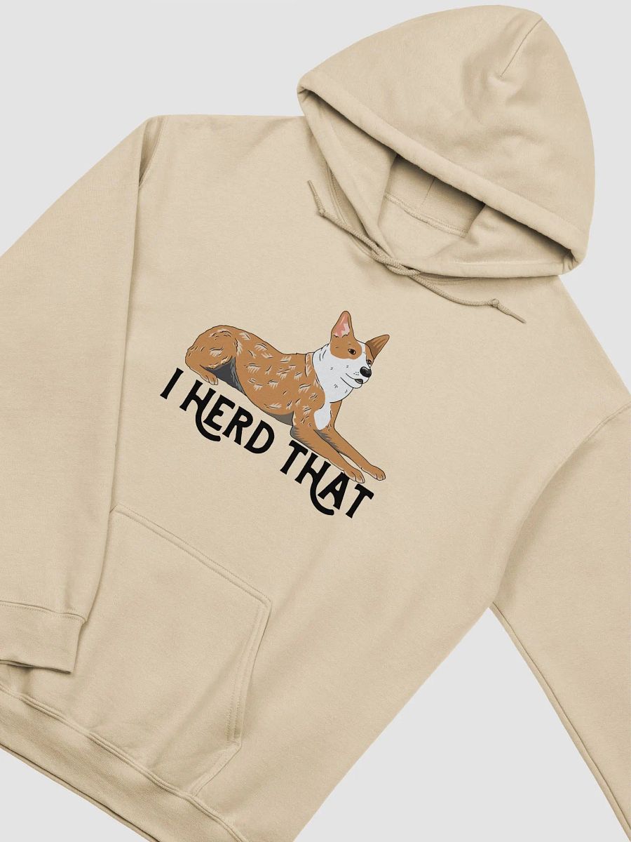I Herd That Red Heeler 2 Hoodie | Hooded Sweatshirt for Australian Cattle Dog(Red Heeler) Owners product image (18)