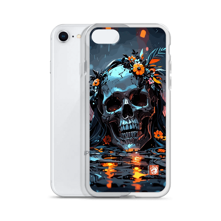 Dark Gothic Skull iPhone Case product image (2)
