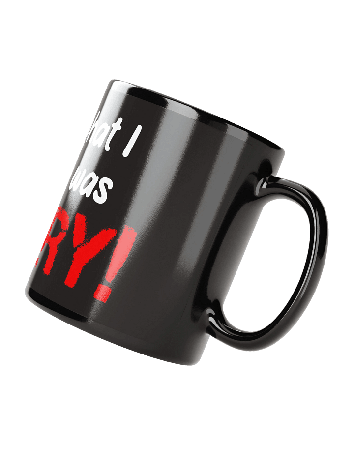 Hangry Glossy Black Mug product image (2)