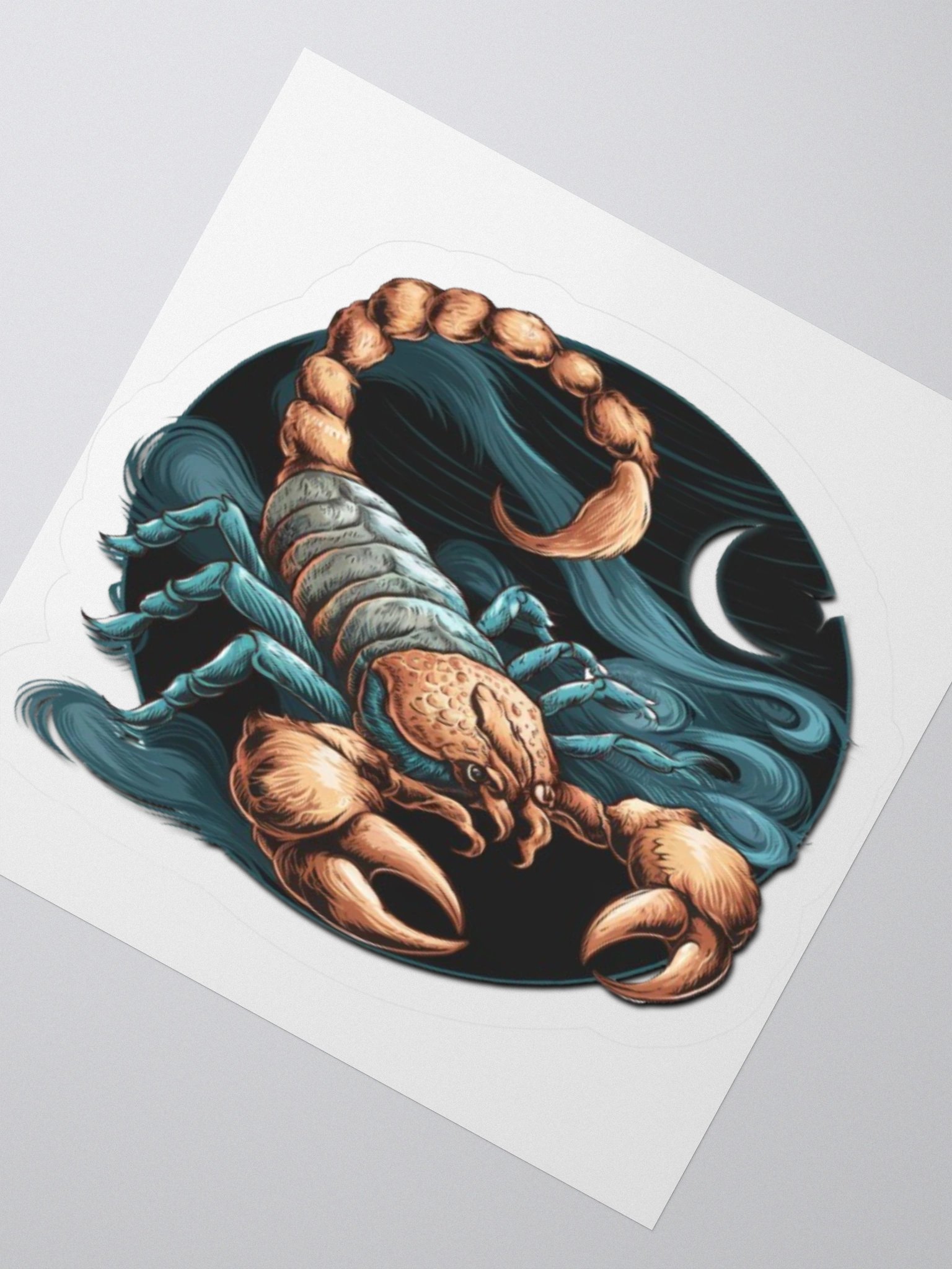 Scorpio Zodiac Sticker - Exclusive Celestial Design | TDS Music product image (5)
