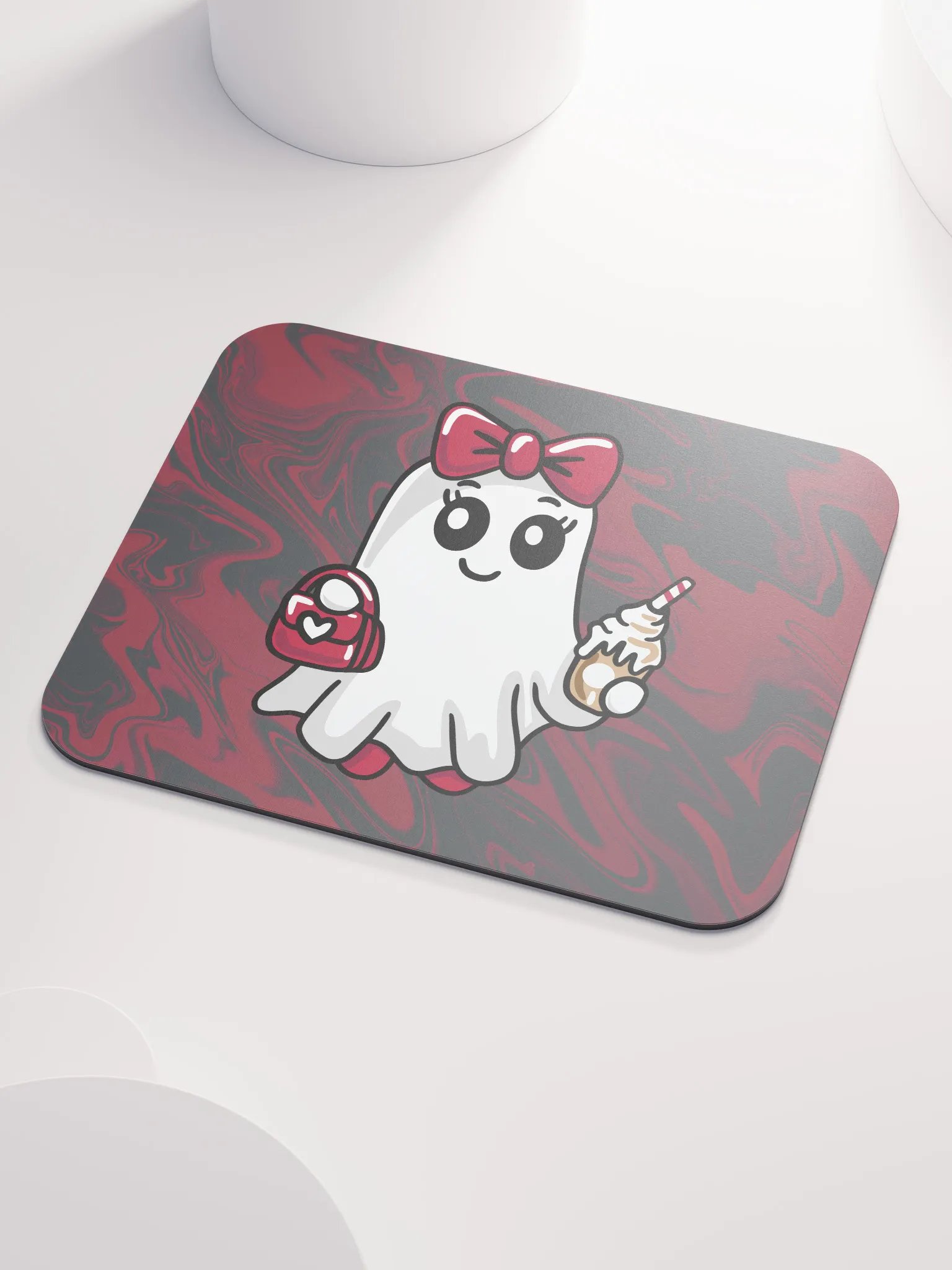 Stylish Ghost Classic Mouse Pad product image (4)