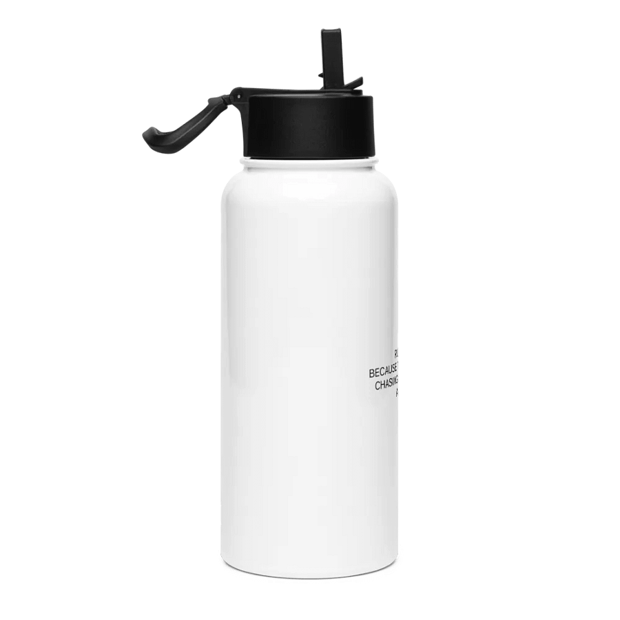 Running from anxiety Stainless Steel Water Bottle product image (4)