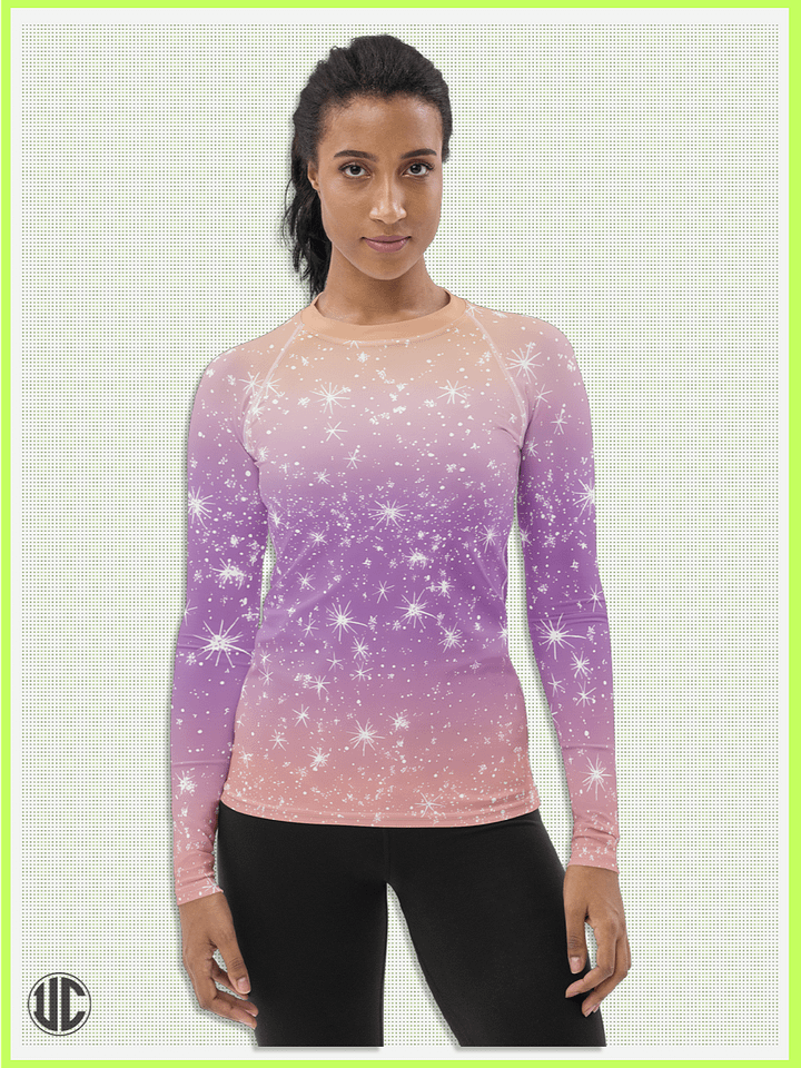 Cosmic Dusk - Women's Rash Guard product image (1)