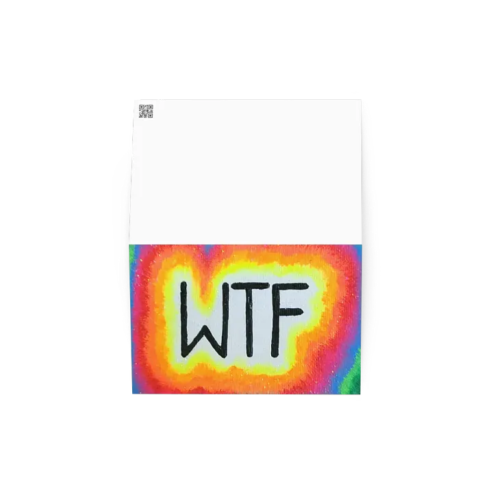 WTF Neon Greeting Card product image (2)