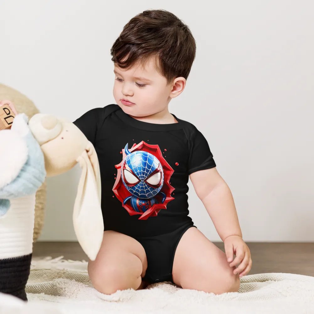 SPIDERMAN BABY SHORT SLEEVE ONE PIECE product image (1)