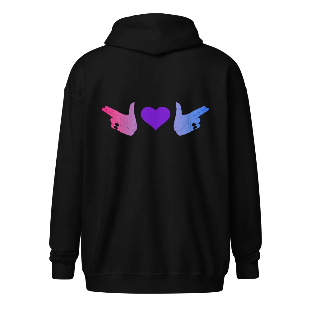 Finger Guns (bi flag) Hoodie product image (1)