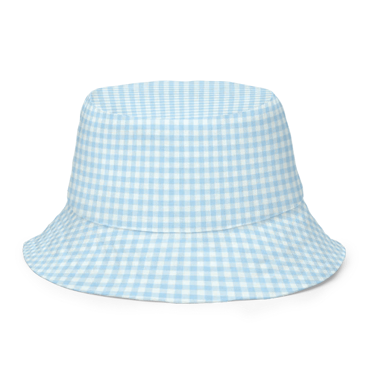 COTTAGE FLOWERS WHITE GINGHAM Reversible Bucket Hat - Wendehut fürs Festival product image (1)