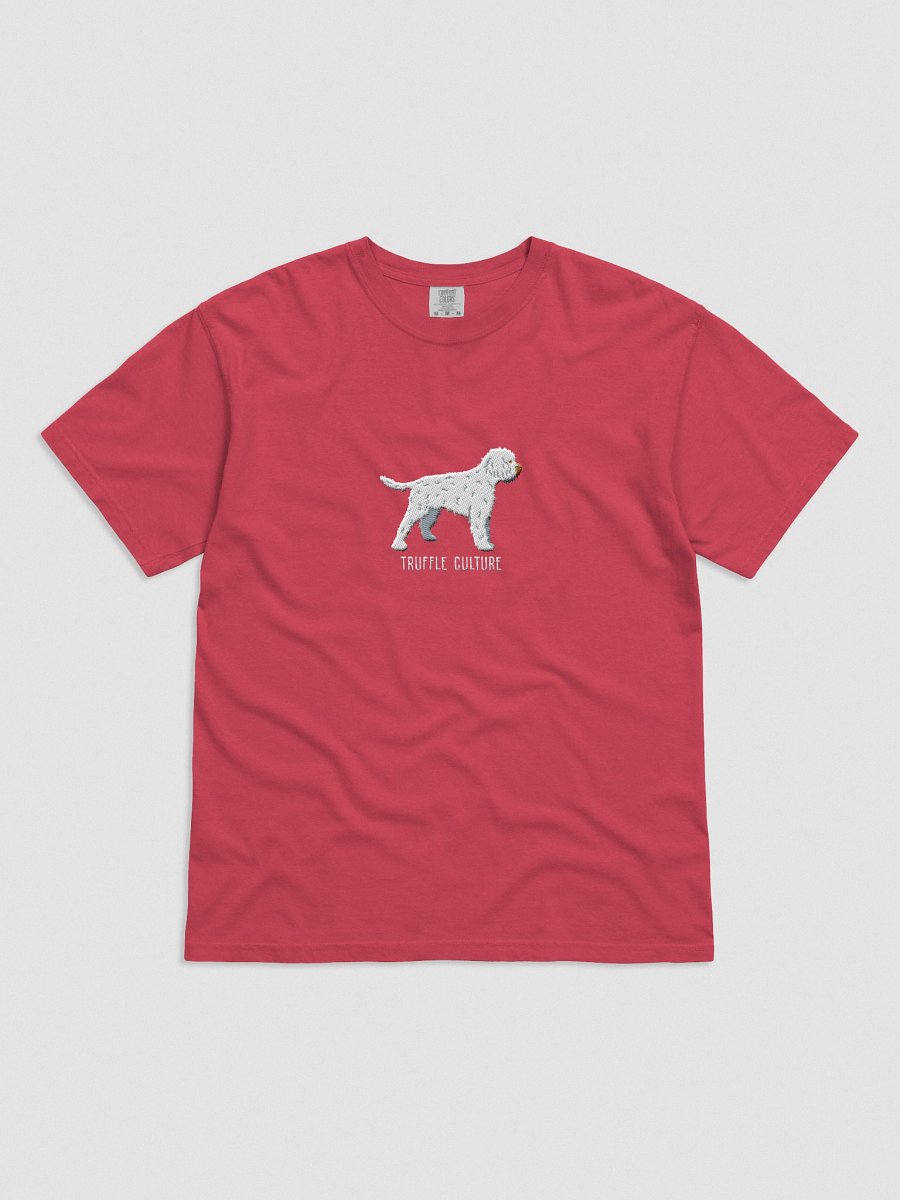 Truffle Culture T-Shirt(Embroidered) of a Lagotto Romagnolo(White) product image (51)