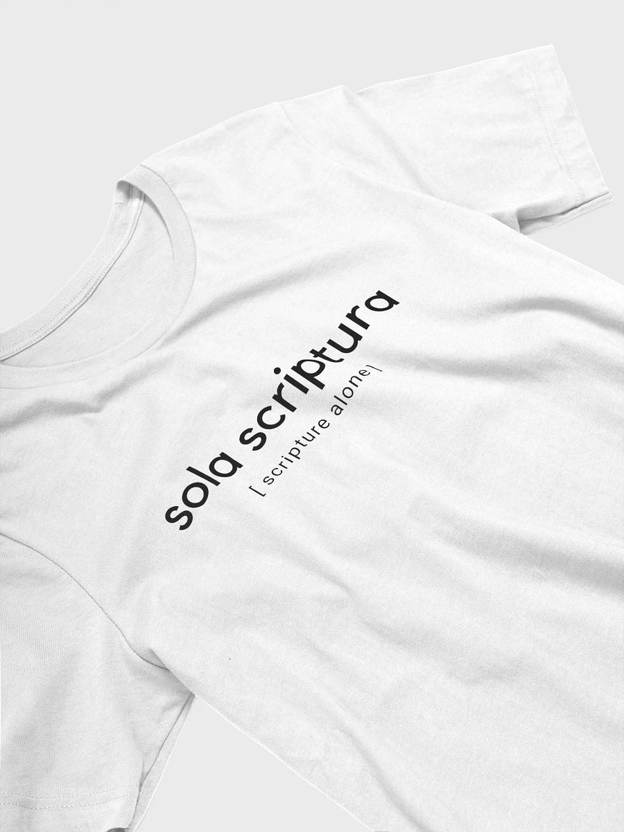 Scripture Alone - Unisex White product image (3)