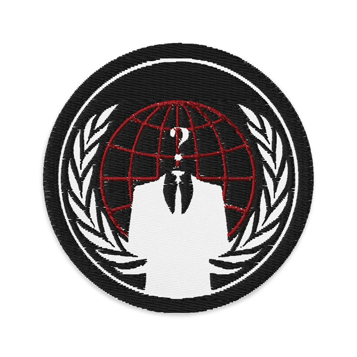Anonymous Patch 5 (Red On Black) product image (1)