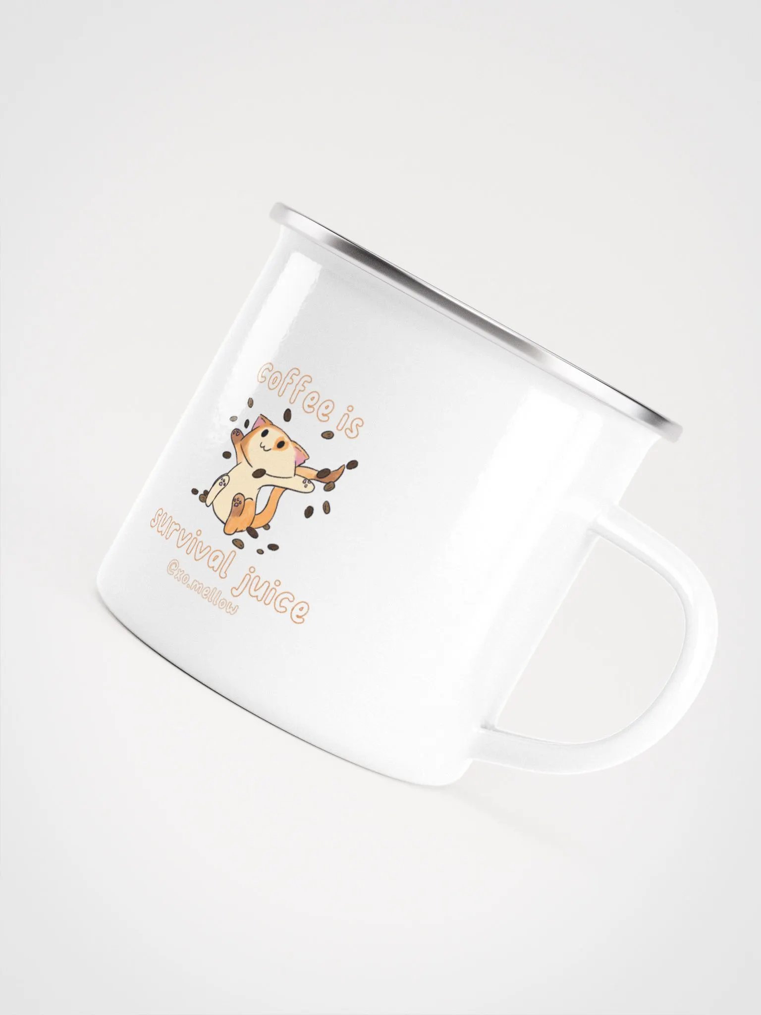Mellow's Coffee Beans Enamel Mug product image (4)