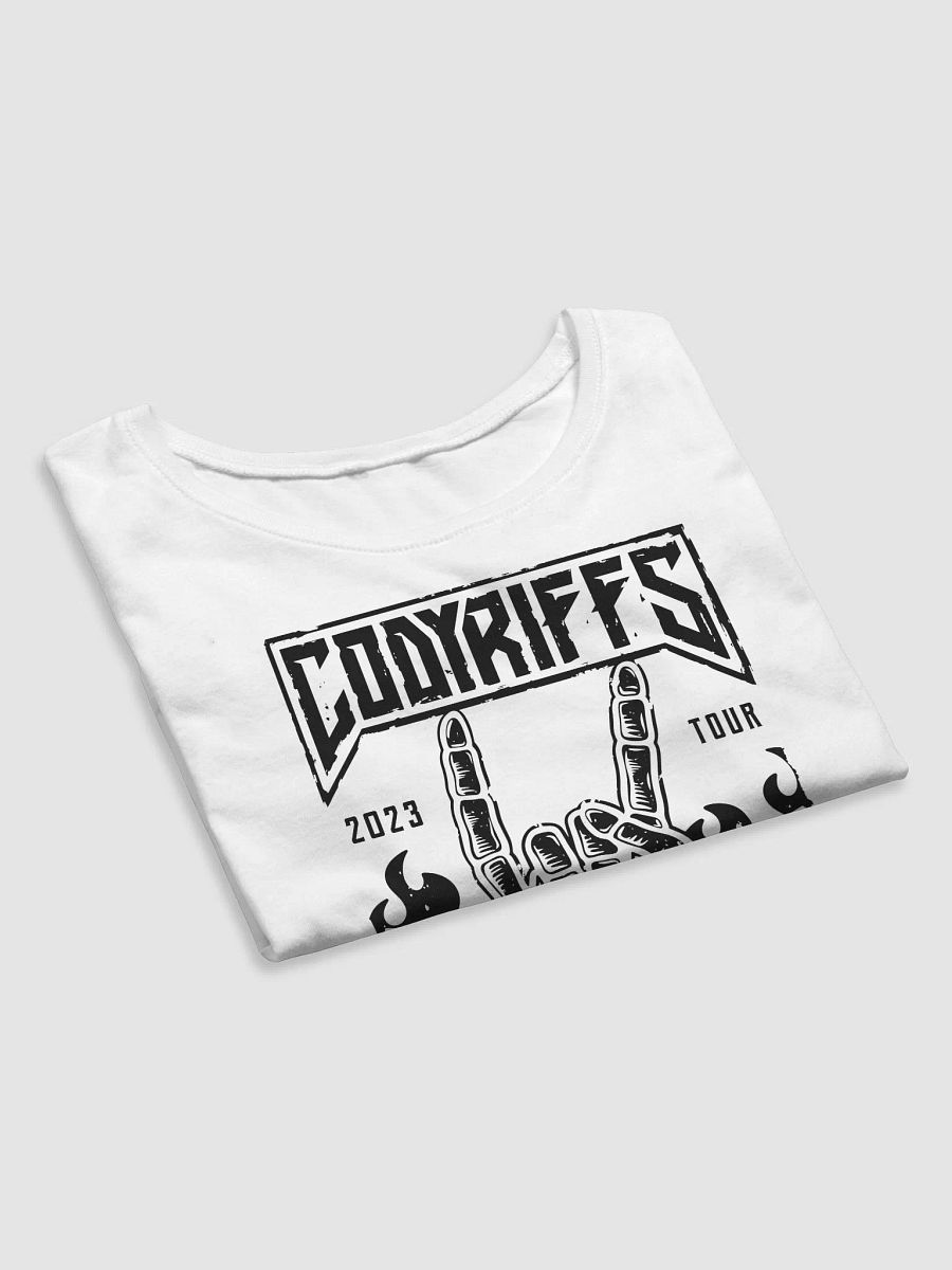 CR 2023 Tour - White Crop Top product image (4)