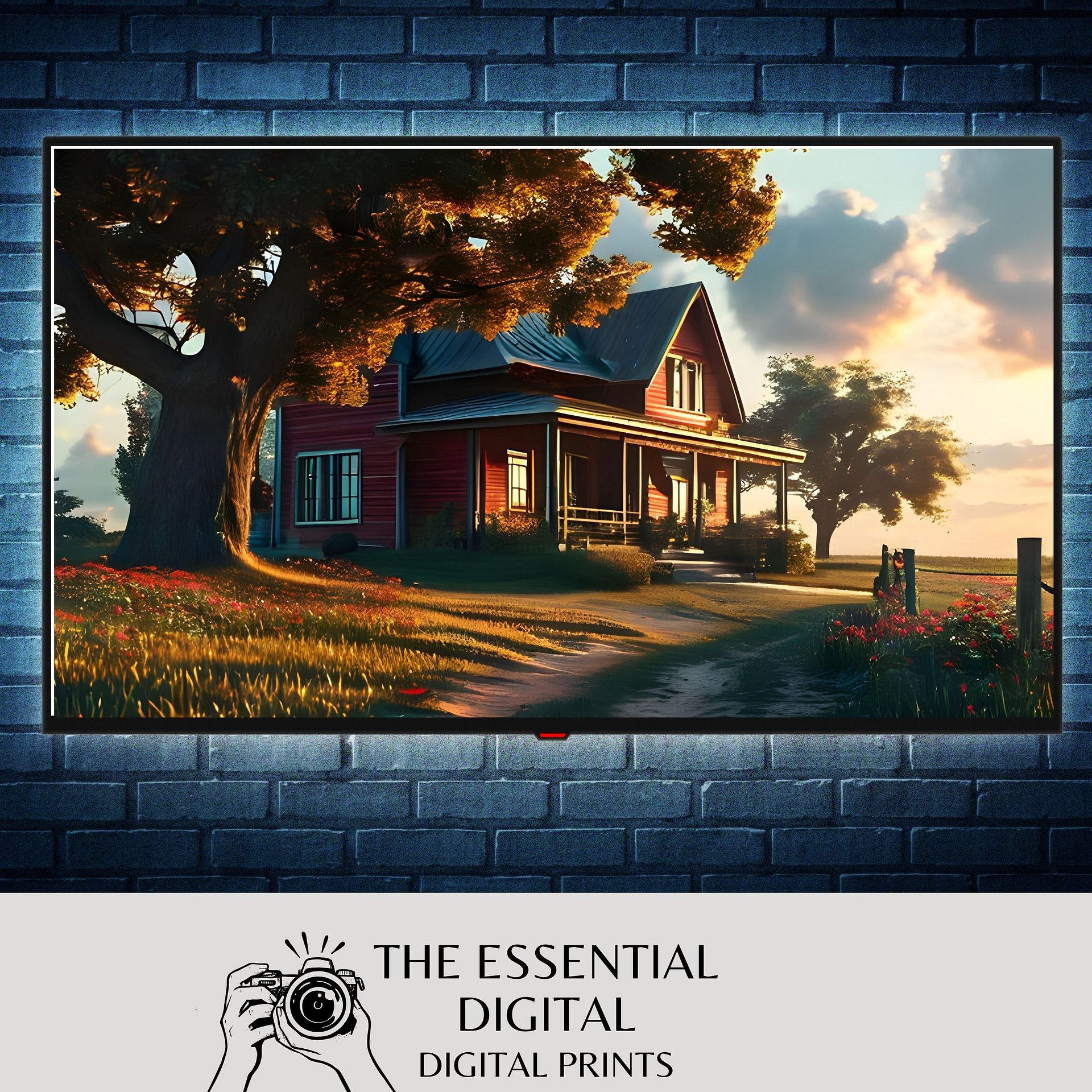 Country Home TV Frame Art product image (1)